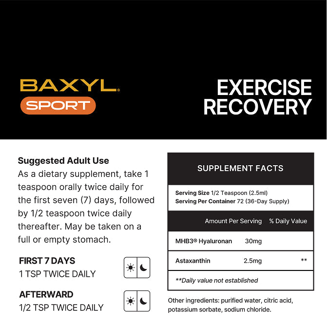 Baxyl® Sport - Exercise Recovery