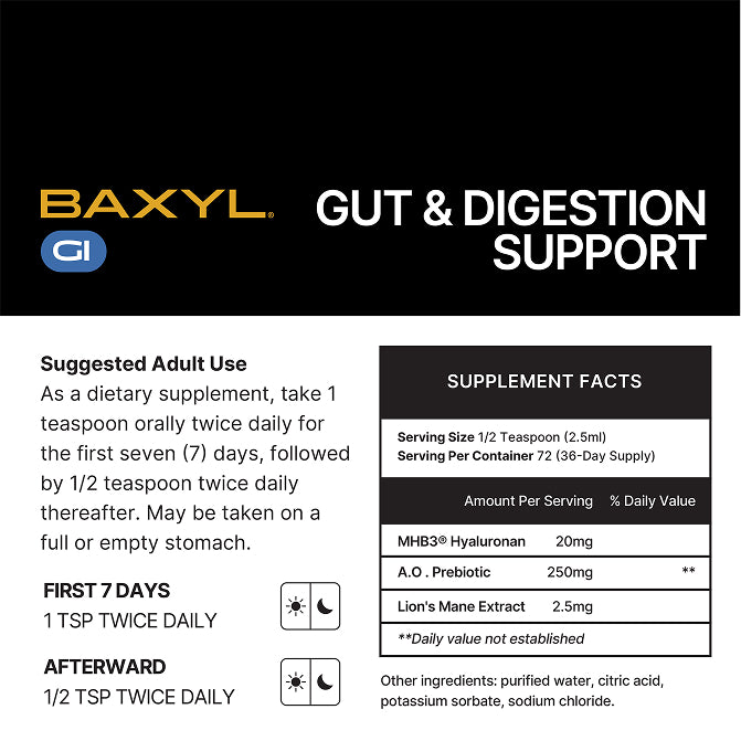 Baxyl® GI - Gut & Digestive Support