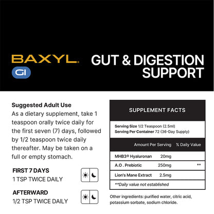 Baxyl® GI - Gut & Digestive Support