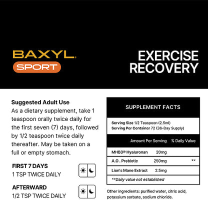 Baxyl® Sport - Exercise Recovery